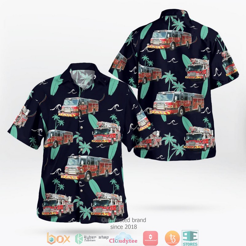 North Collier Fire Rescue District Hawaii 3D Shirt 1 North Collier Fire Rescue District Hawaii 3D Shirt