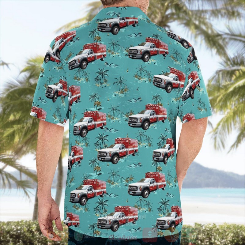 NEW North Las Vegas Fire Department Rescue Engine Hawaii Shirt word1