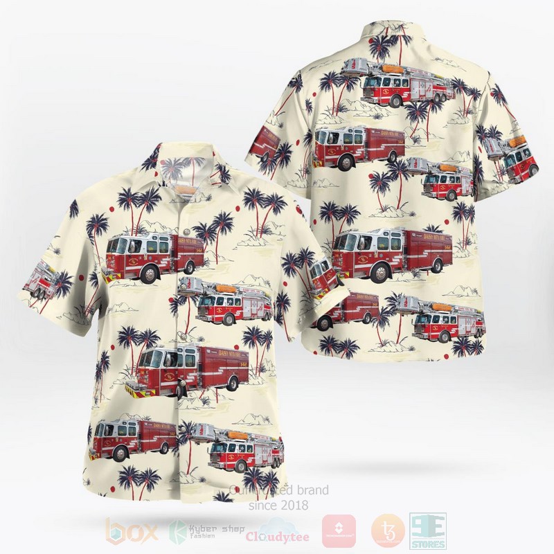 North Phoenix Arizona Daisy Mountain Fire and Medical Hawaiian Shirt