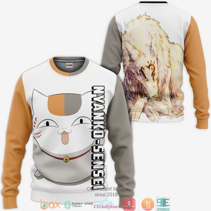 Nyanko Sensei Madara Natsume Yuujinchou Anime 3D Shirt, Bomber jacket 2 Nyanko Sensei Madara Natsume Yuujinchou Anime 3D Shirt Bomber jacket 1