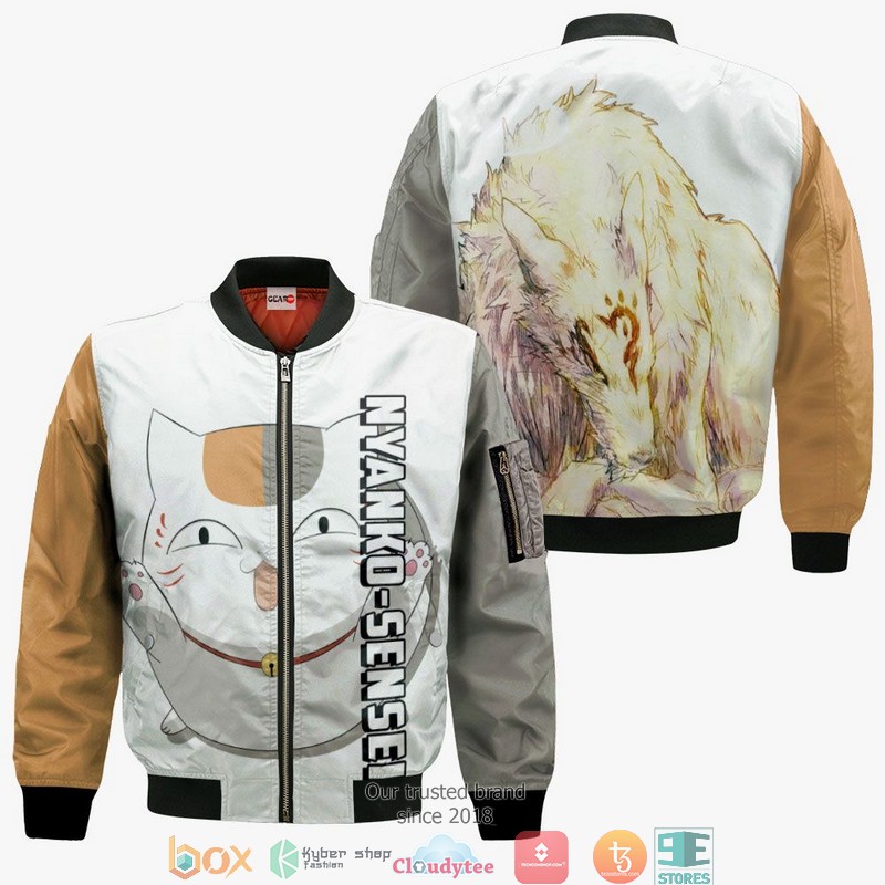 Nyanko Sensei Madara Natsume Yuujinchou Anime 3D Shirt, Bomber jacket 4 Nyanko Sensei Madara Natsume Yuujinchou Anime 3D Shirt Bomber jacket 1 2 3