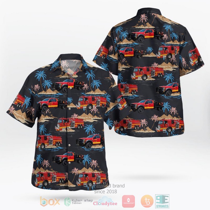 OKLAHOMA Norman Fire Department Hawaiian Shirt