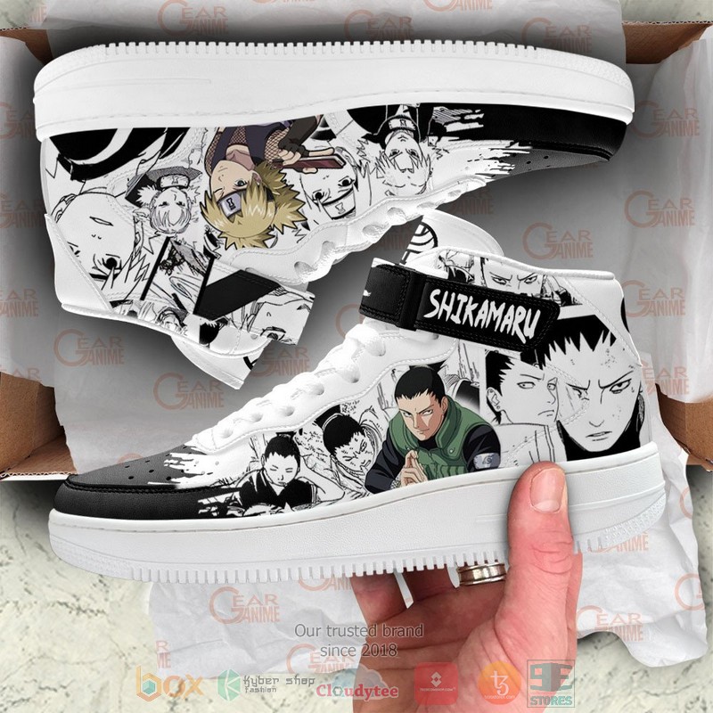 NEW Shikimaru and Temari Anime Mix Manga High Top Air Force Shoes 4 Shikimaru and Temari Anime Mix Manga High Air Force Shoes 1 2 3