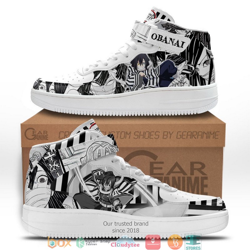 Obanai Demon Slayer Anime Mix Manga High Air Force Sneaker