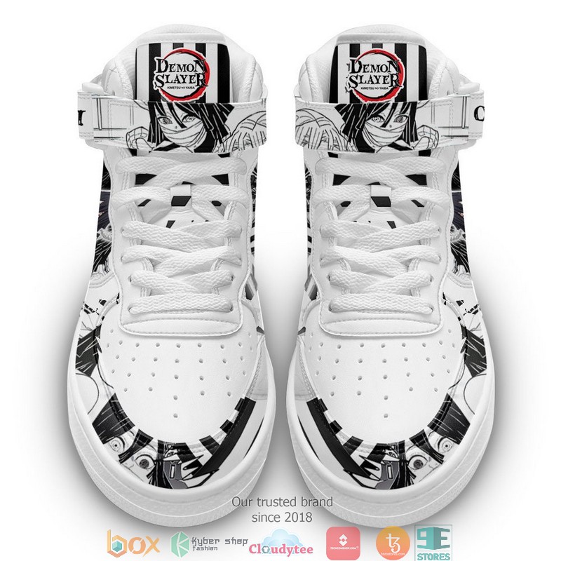 Obanai Demon Slayer Anime Mix Manga High Air Force Sneaker 1