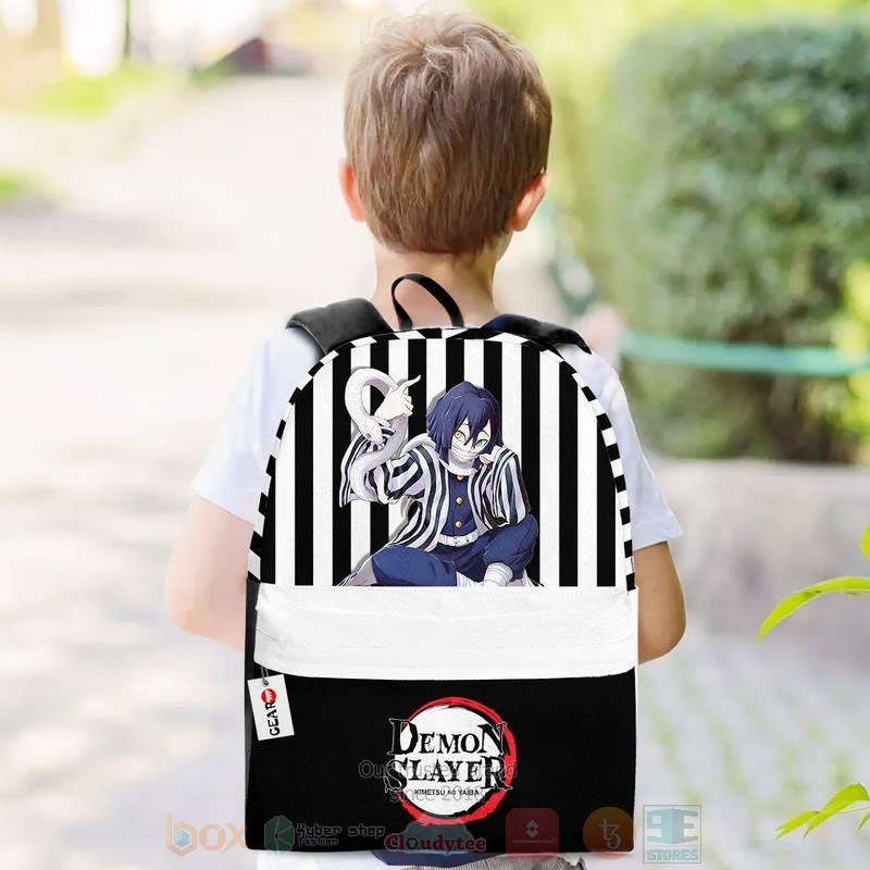 BEST Obanai Iguro Kimetsu Anime 3D Print Backpack 3 Obanai Iguro Kimetsu Anime Backpack 1 2