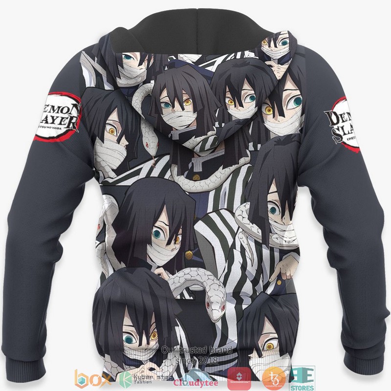 Obanai Iguro Kimetsu Anime Merch 3D Shirt Bomber jacket 1 2 3 4