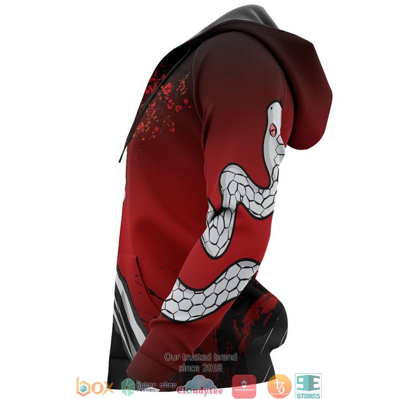 Obanai Iguro Kimetsu Anime Merch Japan Art 3D Shirt Bomber jacket 1 2 3 4 5