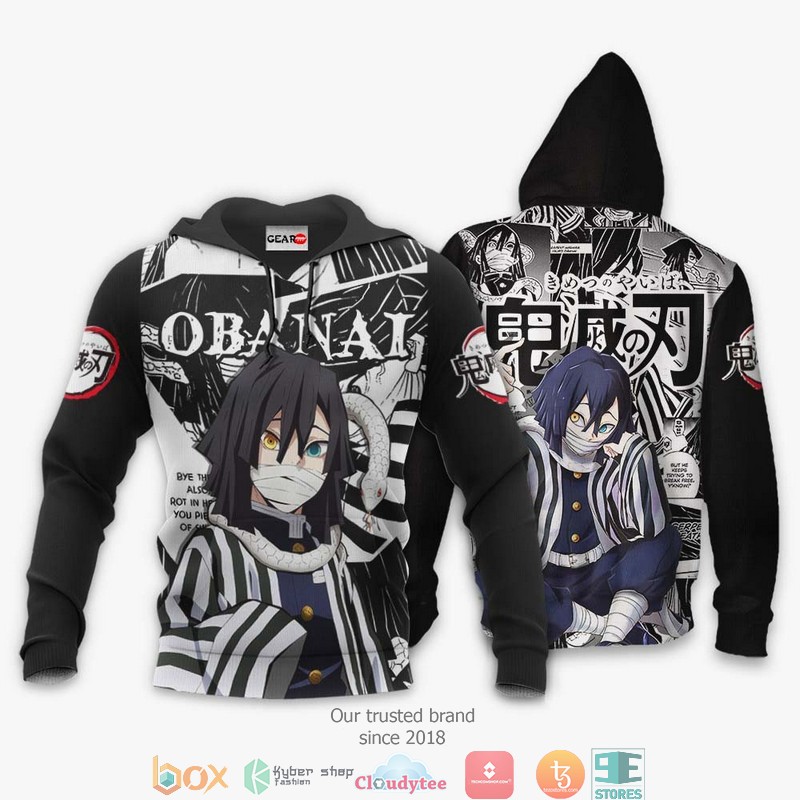 Obanai Iguro Kimetsu Anime Merch Manga 3D Shirt, Bomber jacket 3 Obanai Iguro Kimetsu Anime Merch Manga 3D Shirt Bomber jacket 1 2
