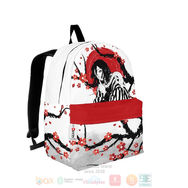 Obanai Iguro Kimetsu White Anime Backpack 1