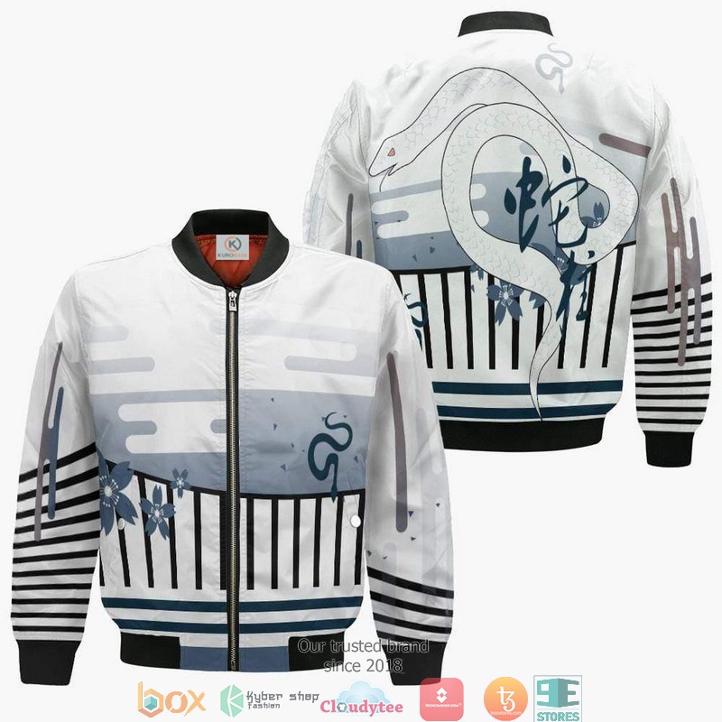 Obanai Iguro Unisex Demon Slayer Anime 3D Bomber jacket