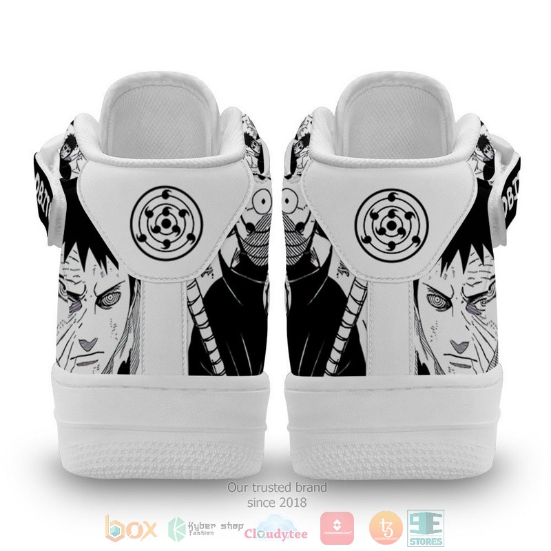 NEW Obito Anime Mix Manga High Top Air Force Shoes 3 Obito Anime Mix Manga High Air Force Shoes 1 2