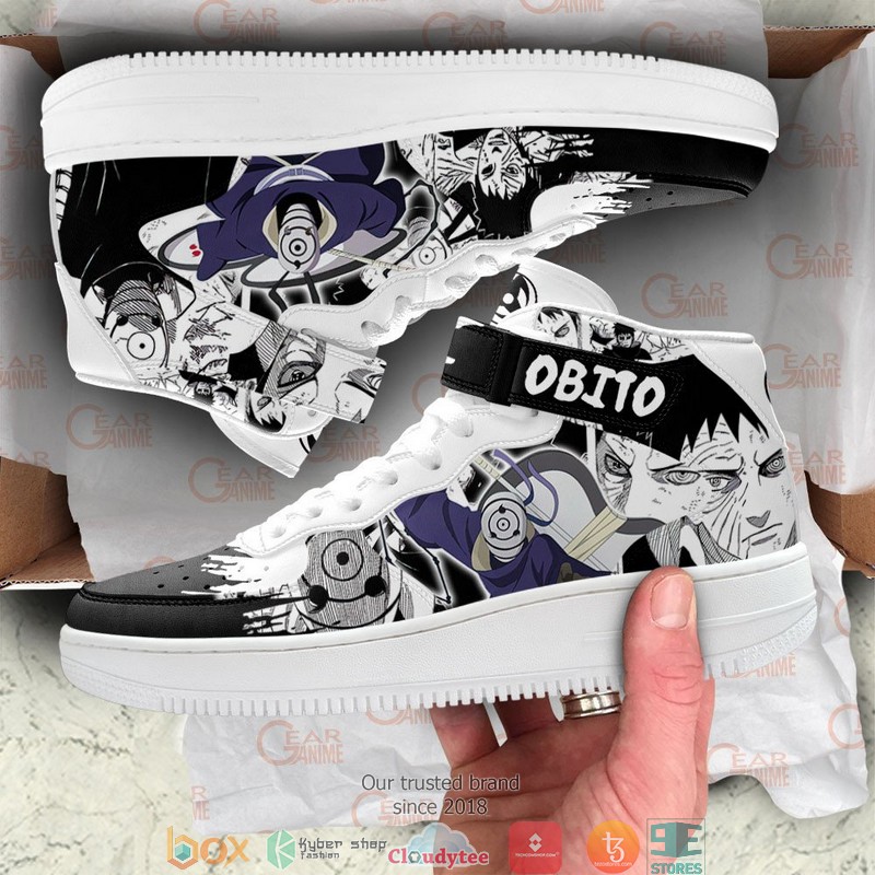 Obito Anime Mix Manga for Otaku High Air Force Shoes 1 2 3