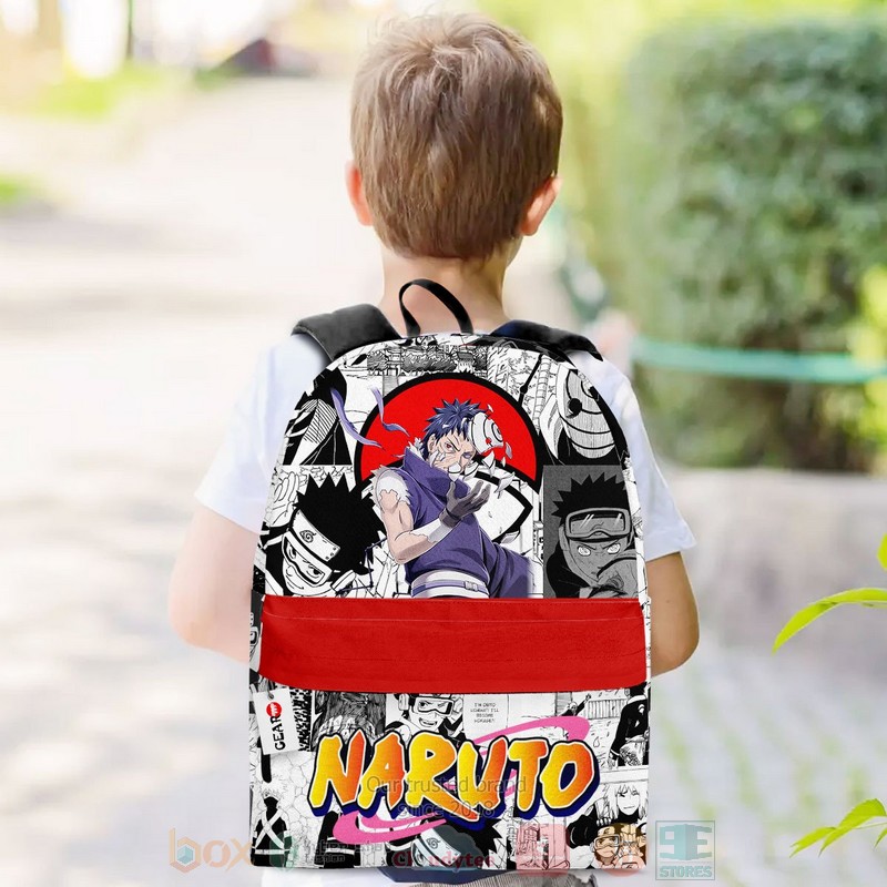 BEST Obito Uchiha Naruto Manga Mix Anime 3D Print Backpack 3 Obito Uchiha Naruto Anime Manga Backpack 1 2