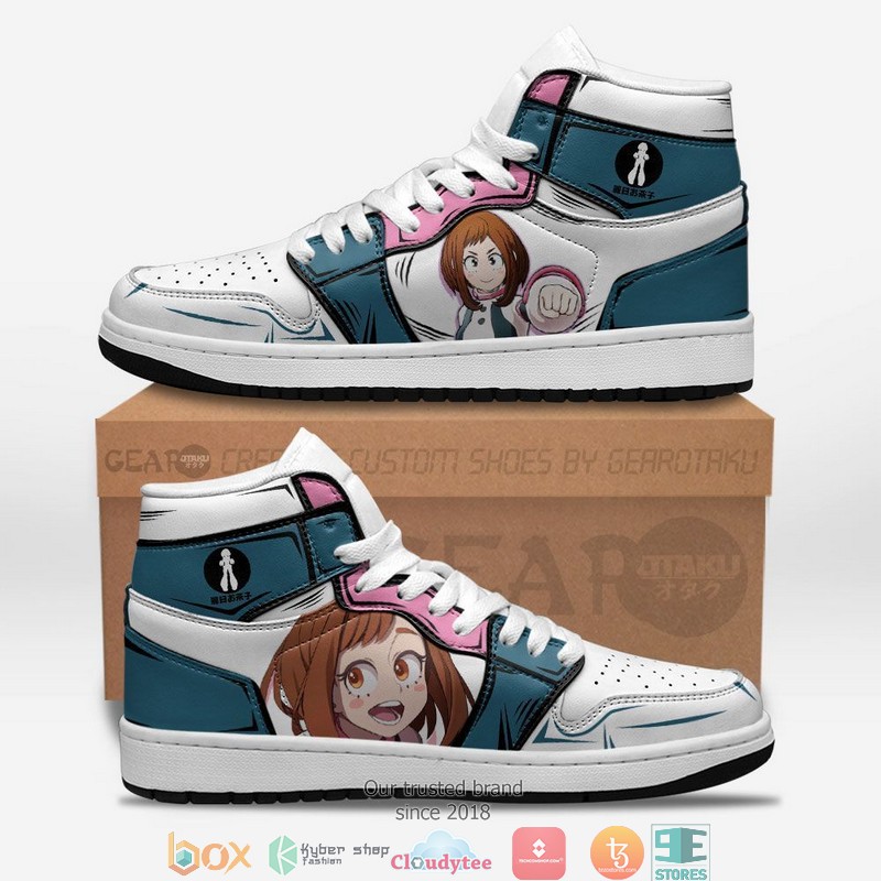 Ochako Uraraka MHA Anime Air Jordan High Top Shoes