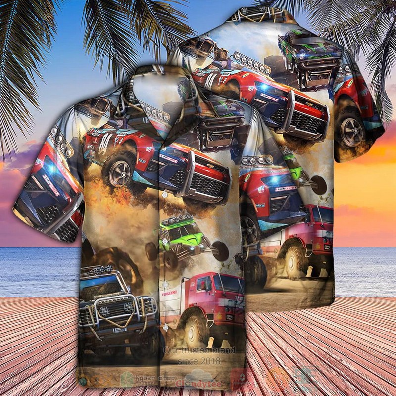 BEST Off Road Racing Dirt 3D Aloha Shirt word3