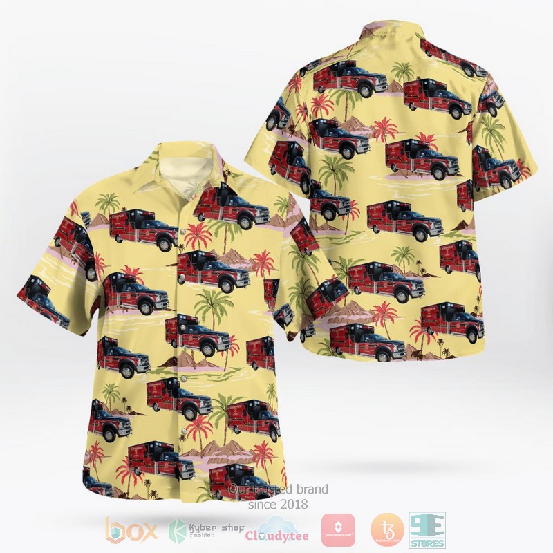 Okeechobee County Florida Okeechobee County Fire Rescue Hawaiian Shirt