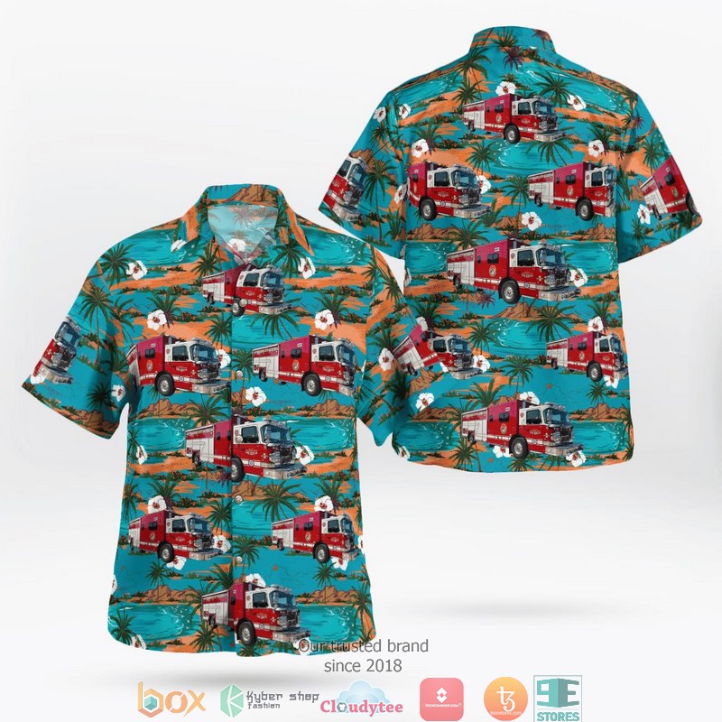 Oklahoma City Fire Department Hawaii 3D Shirt