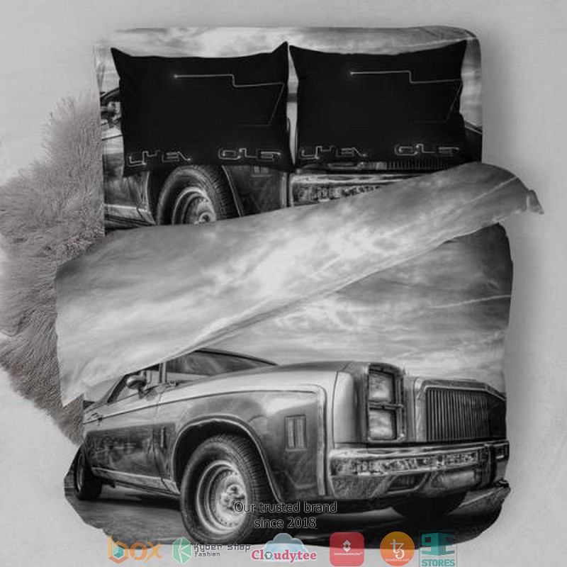 Old Vintage Chevy El Camino Duvet Cover Bedroom Set