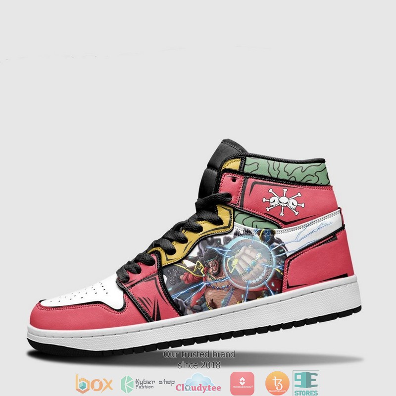 One Piece BlackBeard Anime Air Jordan High Top Shoes 1