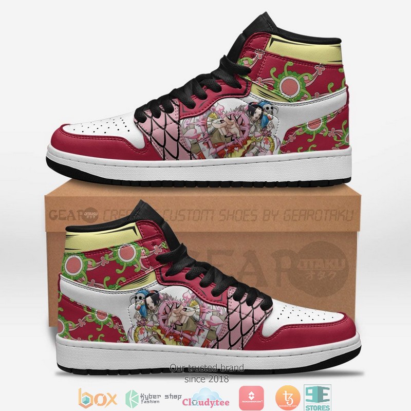 One Piece Boa Hancock Anime Air Jordan High Top Shoes