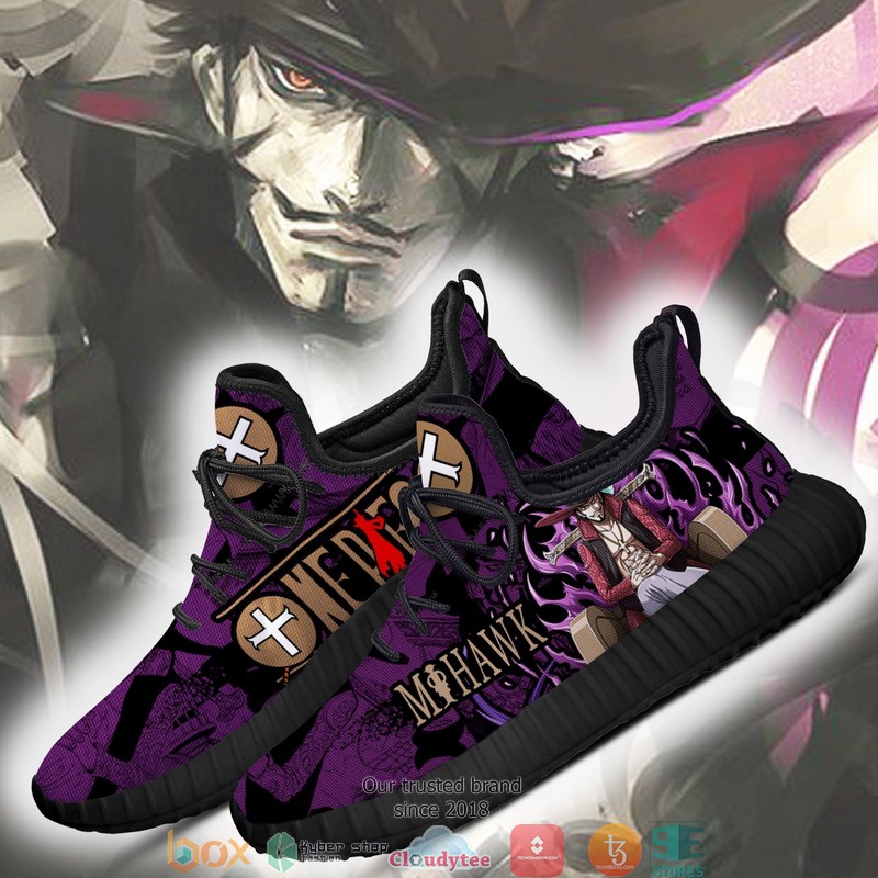 One Piece Dracule Mihawk Anime Reze Sneaker Shoes 3 One Piece Dracule Mihawk Anime Reze Sneaker Shoes 1 2