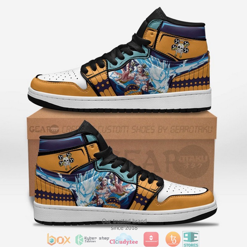 One Piece Enel Anime Air Jordan High Top Shoes