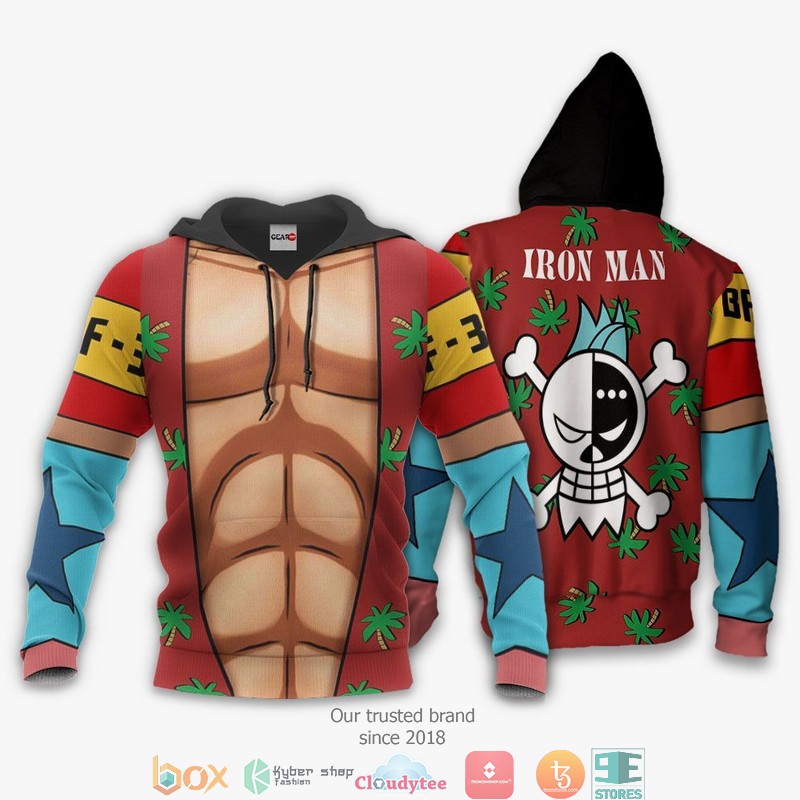 One Piece Franky One Piece Anime Merch 3D Shirt Bomber jacket 1 2