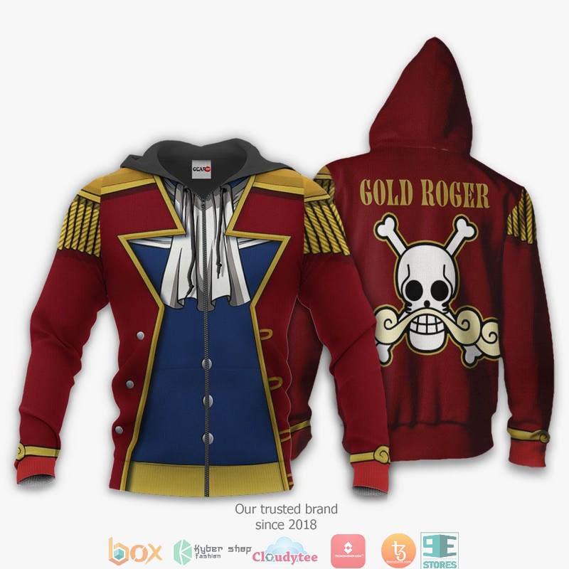 One Piece Gol D. Roger Costume Anime 3D Shirt, Bomber jacket 13 One Piece Gol D Roger Costume Anime 3D Shirt Bomber jacket