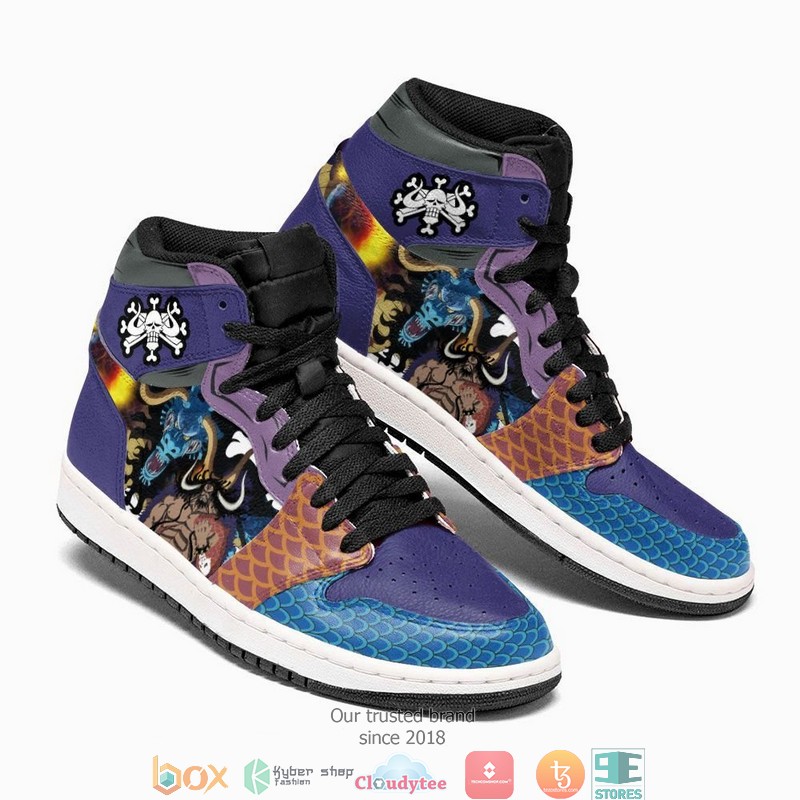 One Piece Kaido Anime Air Jordan High Top Shoes 1