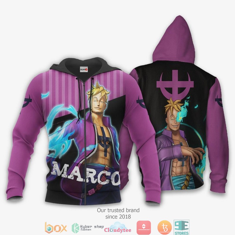 One Piece Marco One Piece Anime 3D Shirt Bomber jacket