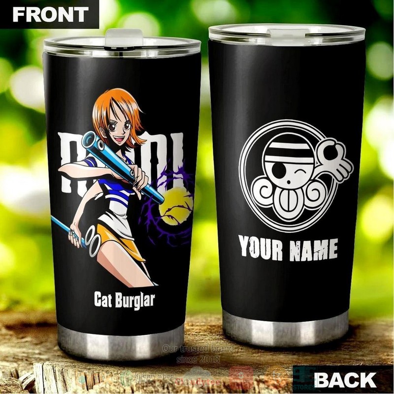 One Piece Nami Custom Name Anime Tumbler