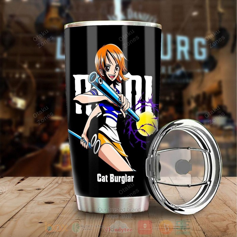 One Piece Nami Custom Name Anime Tumbler 1