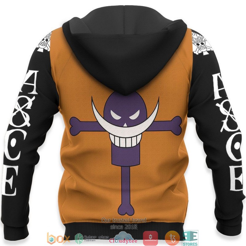 One Piece Portgas D Ace Anime 3D Shirt Bomber jacket 1 2 3 4