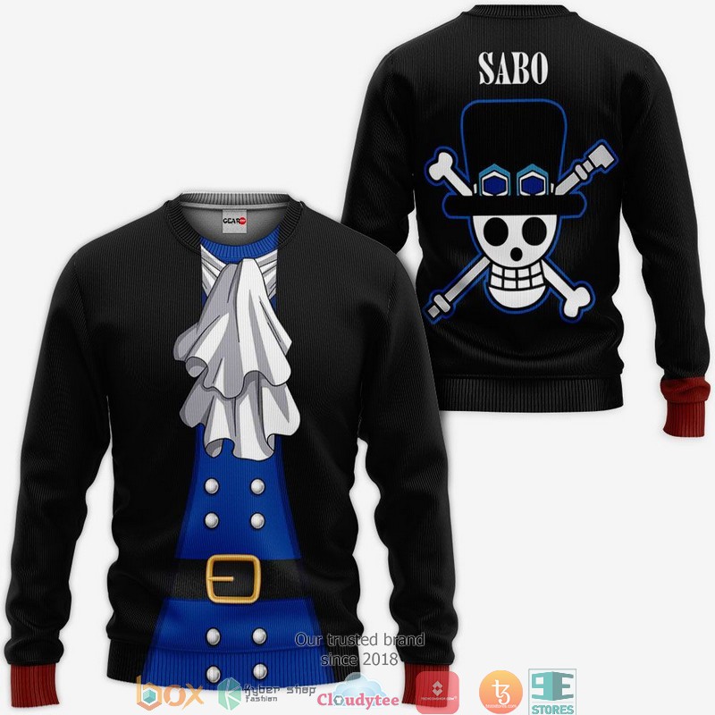 One Piece Sabo Anime 3D Shirt, Bomber jacket 2 One Piece Sabo Anime 3D Shirt Bomber jacket 1