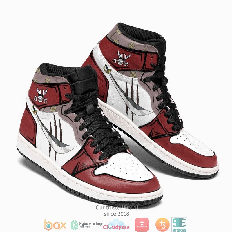 One Piece Shanks Sword Anime Air Jordan High Top Shoes 1