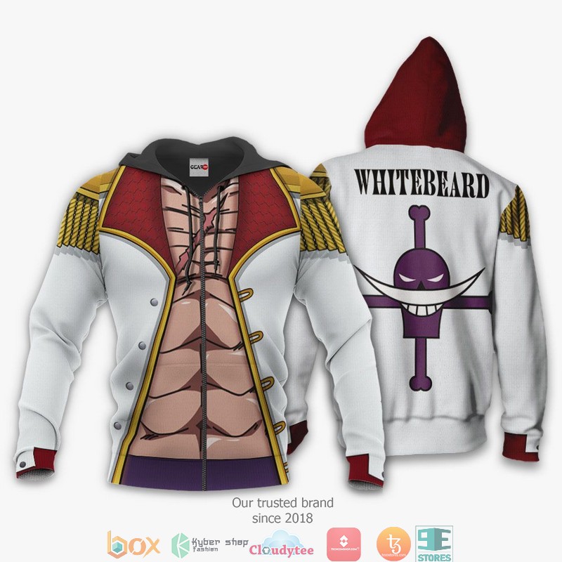 One Piece Whitebeard Anime 3D Shirt, Bomber jacket 1 One Piece Whitebeard Anime 3D Shirt Bomber jacket