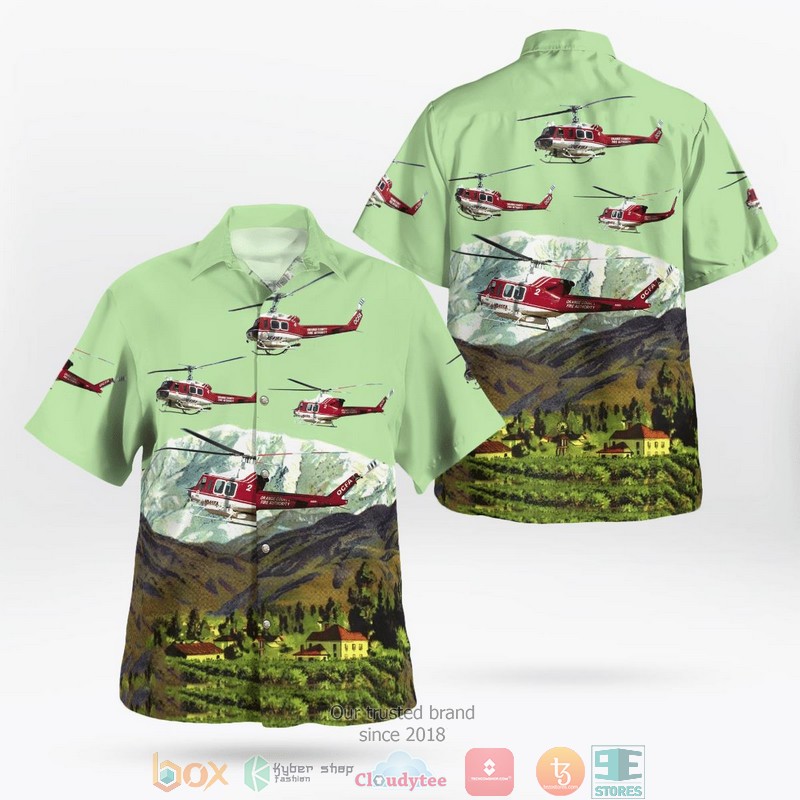 NEW Orange County Fire Authority Bell UH-1H Helicopter N541FA Hawaii Shirt 9 NEW Orange County Fire Authority Bell UH-1H Helicopter N541FA Hawaii Shirt word3