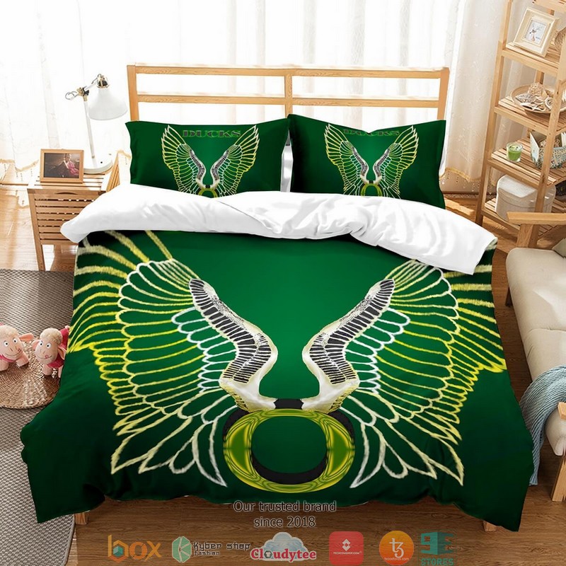 Oregon Ducks Duvet Cover Bedroom Set
