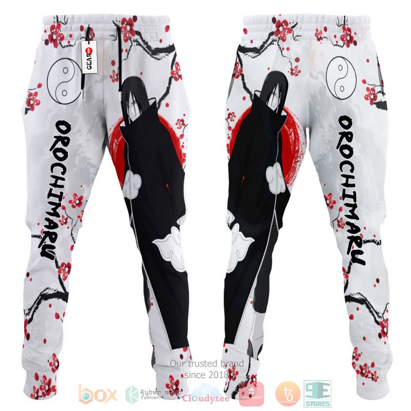 BEST Orochimaru Naruto Anime Japan Style Longpants 3 Orochimaru Naruto Anime Japan Style Jogger longpants 1 2
