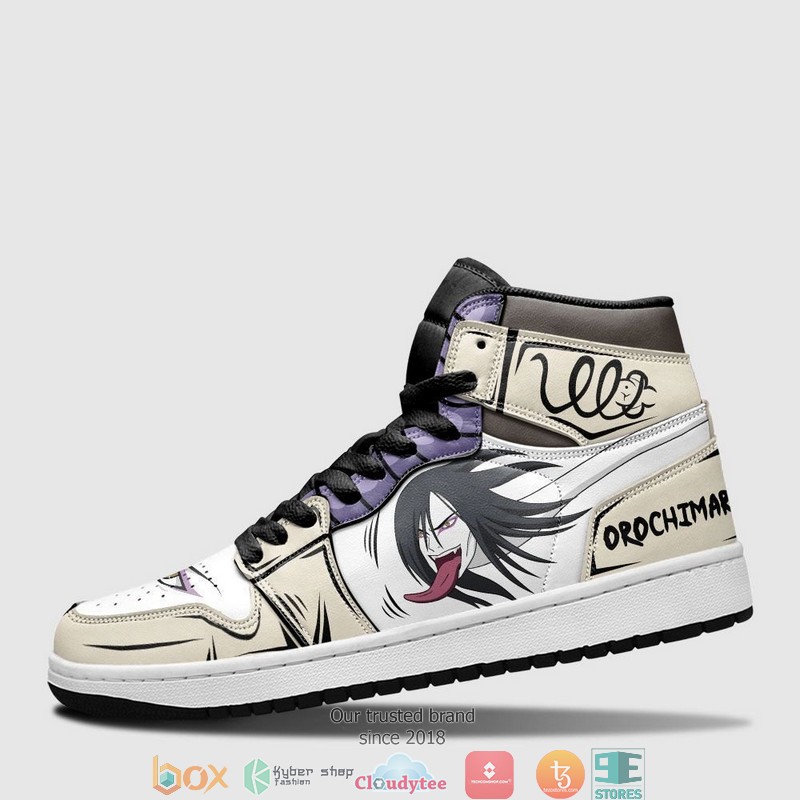 Orochimaru Snake NRT Anime Air Jordan High Top Shoes 3 Orochimaru Snake NRT Anime Air Jordan High Top Shoes 1 2