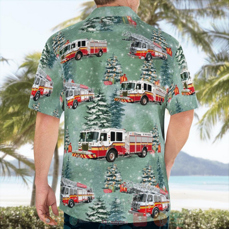 BEST Ottawa, Ontario, Canada, Ottawa Fire Services Christmas 3D Aloha Shirt 2 BEST Ottawa, Ontario, Canada, Ottawa Fire Services Christmas 3D Aloha Shirt word1