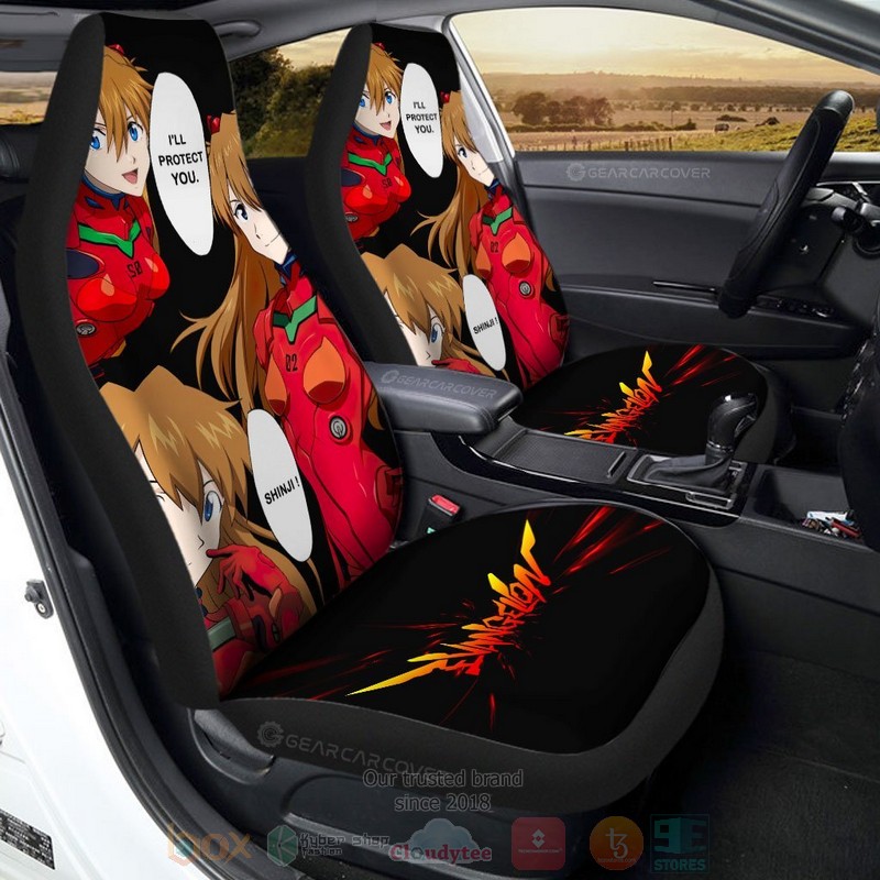 Asuka Langley Soryu Neon Genesis Evangelion Anime Car Seat Cover