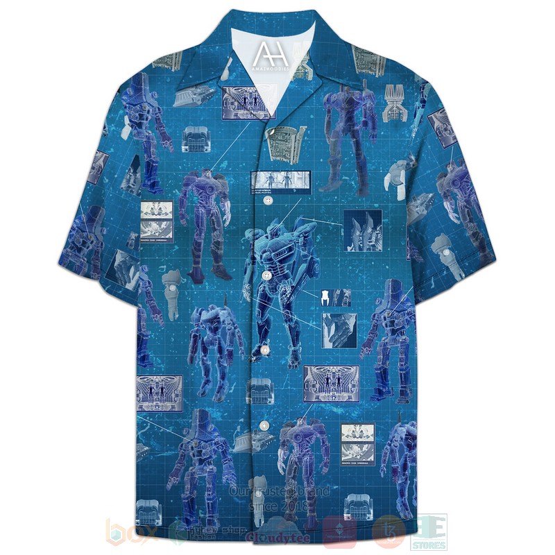 BEST Pacific Rim Jaeger Patent 3D Aloha Shirt 6 Pacific Rim Jaeger Patent Hawaiian Shirt