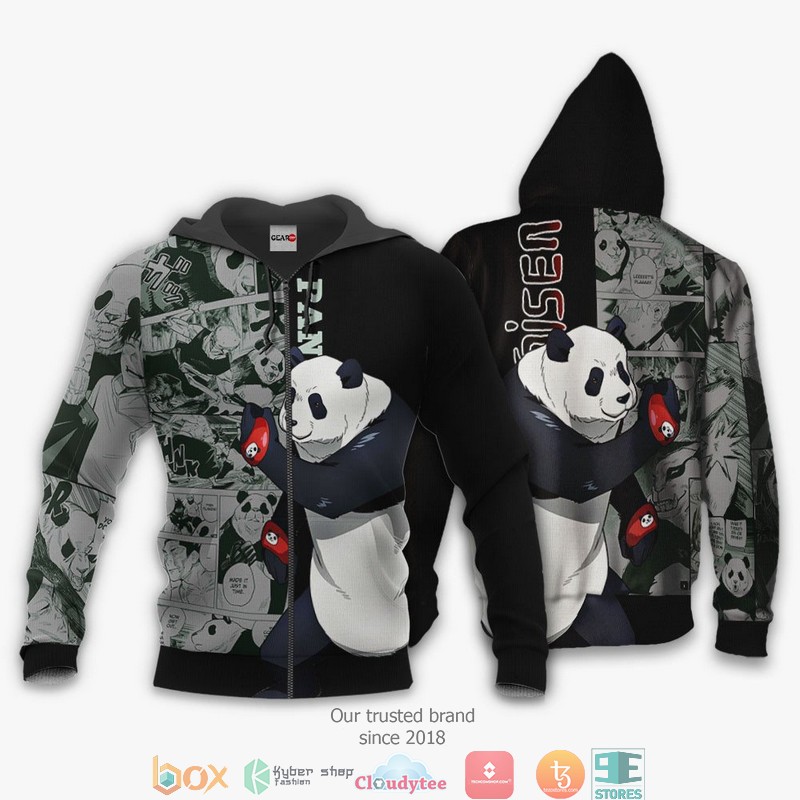 Panda Jujutsu Kaisen Anime Merch Manga 3D Shirt, Bomber jacket 1 Panda Jujutsu Kaisen Anime Merch Manga 3D Shirt Bomber jacket