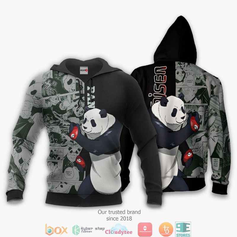 Panda Jujutsu Kaisen Anime Merch Manga 3D Shirt, Bomber jacket 3 Panda Jujutsu Kaisen Anime Merch Manga 3D Shirt Bomber jacket 1 2