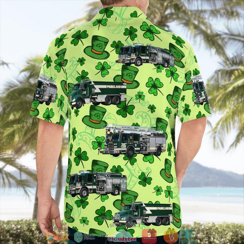 Parkland Broward County Florida Parkland Fire Department Fire Station 42 St Patrick's Day Hawaiian Shirt 2 Parkland Broward County Florida Parkland Fire Department Fire Station 42 St Patrick's Day Hawaiian Shirt word2