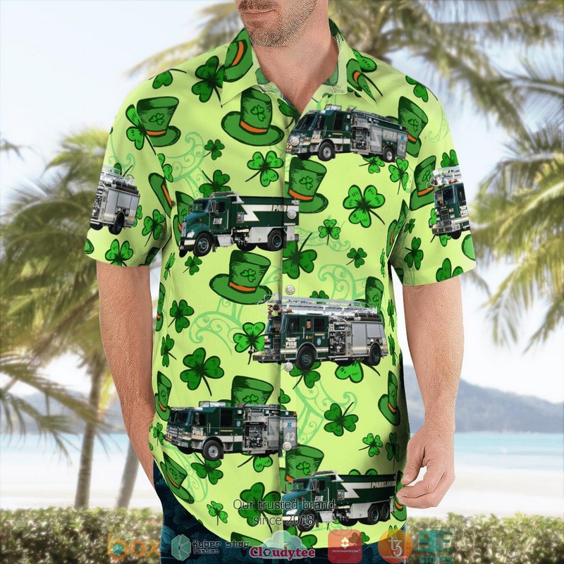 Parkland Broward County Florida Parkland Fire Department Fire Station 42 St Patrick's Day Hawaiian Shirt 4 Parkland Broward County Florida Parkland Fire Department Fire Station 42 St Patrick's Day Hawaiian Shirt word2
