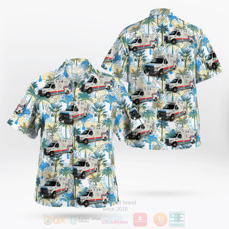 BEST Pasquotank-Camden EMS Elizabeth City, North Carolina 3D Aloha Shirt word3