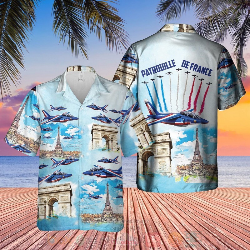 Patrouille de France FAF Air Show Hawaiian Shirt